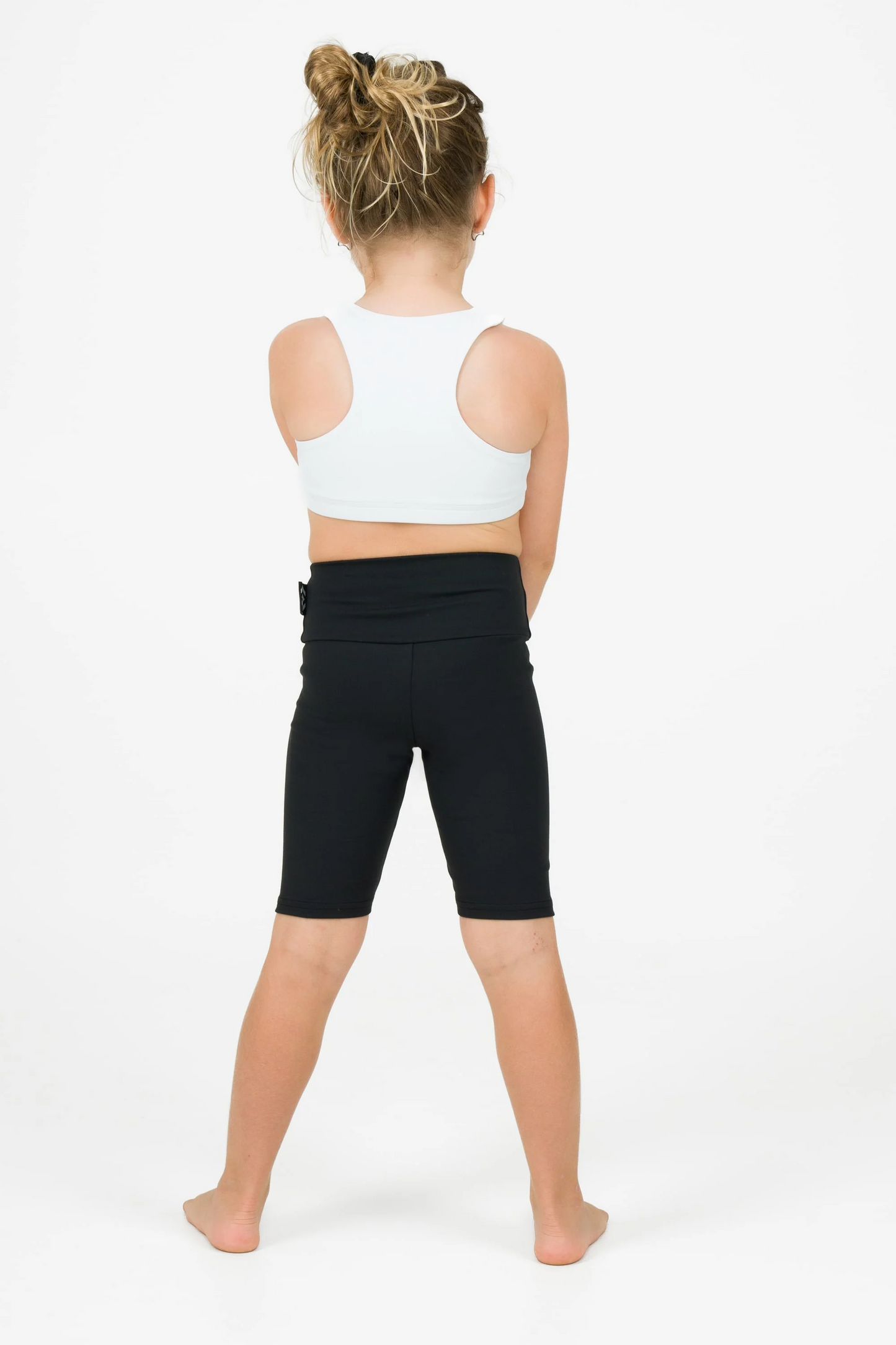 Black Body Contouring - Kids Long Shorts