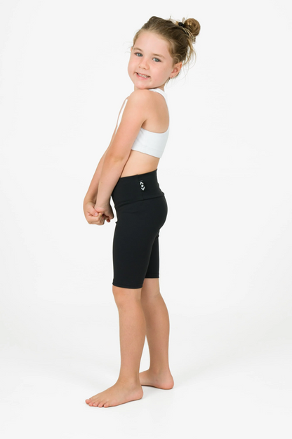 Black Body Contouring - Kids Long Shorts