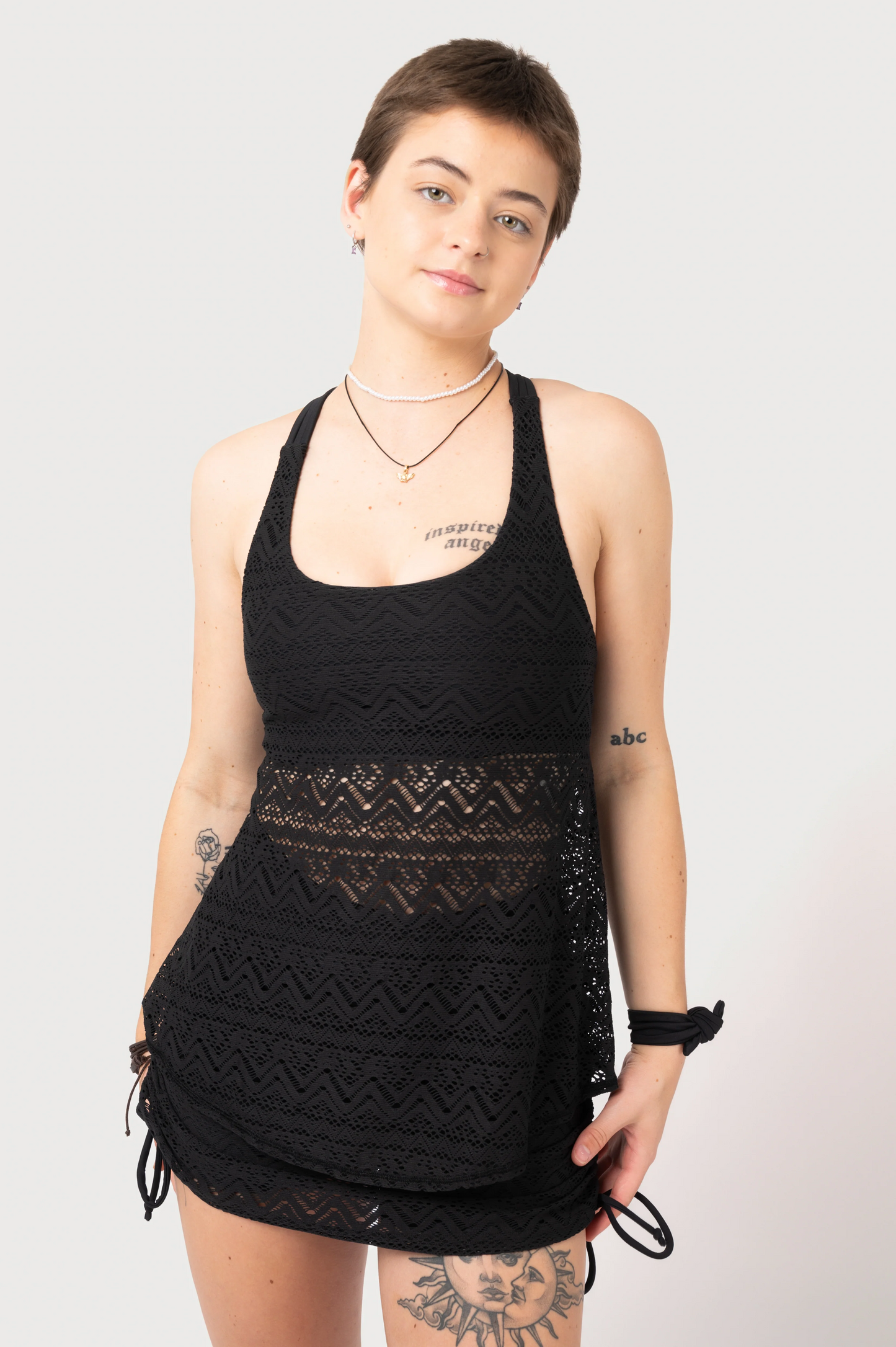 Black Bohemian Lace - Tankini