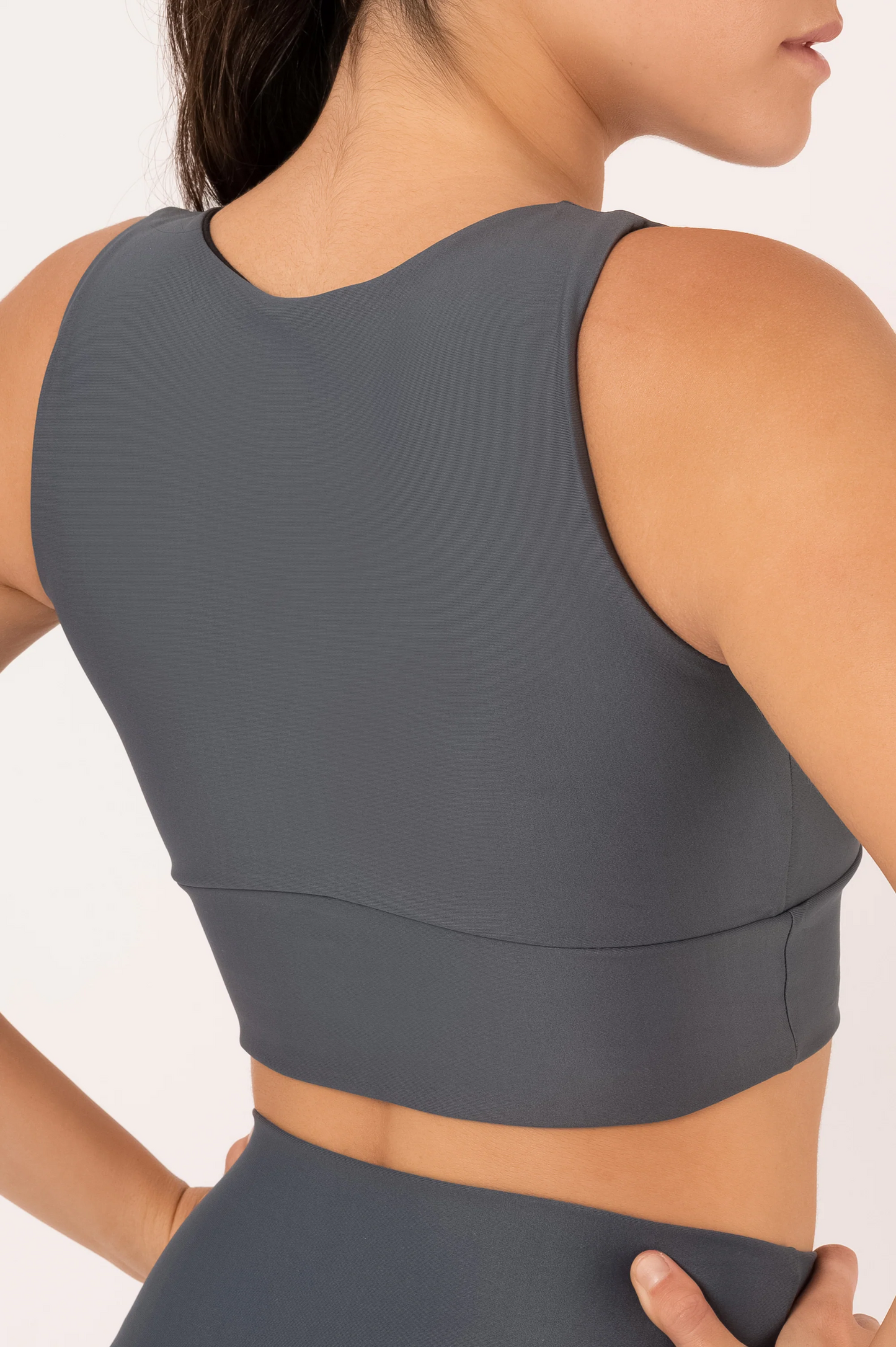 Mama Shark Performance - Reversible Comfort Crop Top