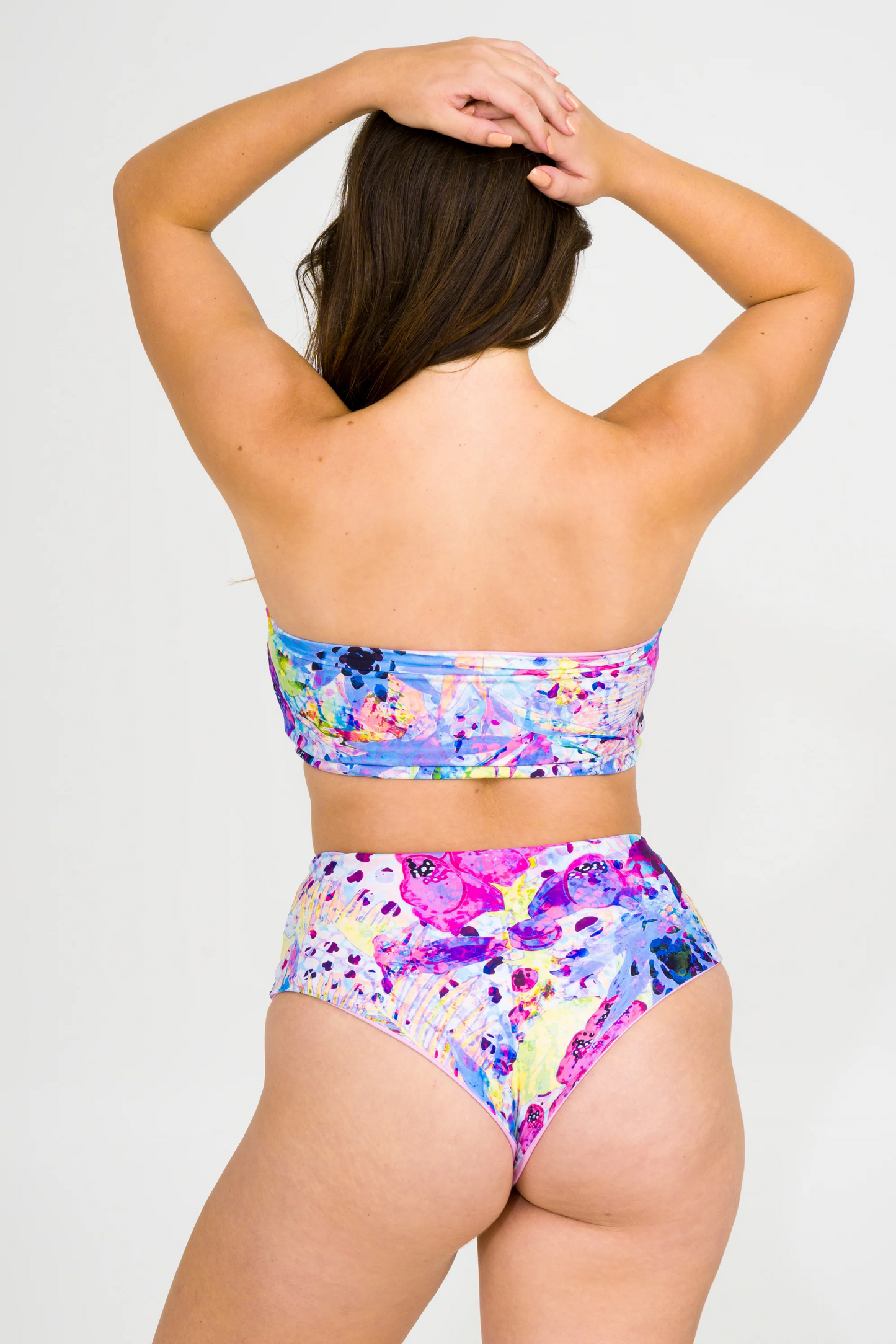 Blessings Silky - High Waisted Cheeky Cut Bikini Bottoms