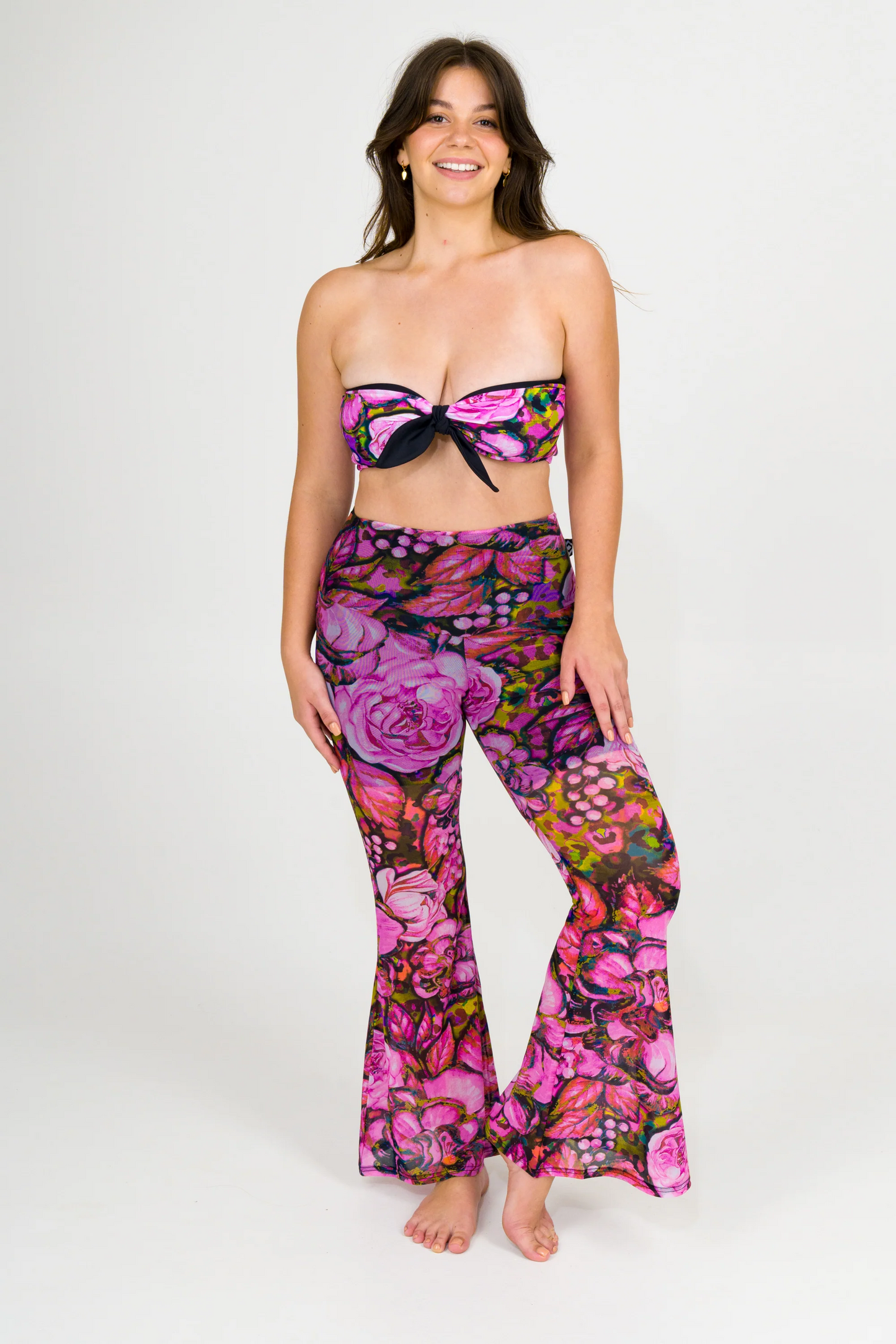 Bloom Bloom Net - High Waisted Bells