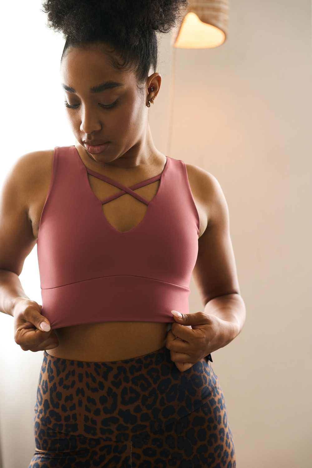 Blush Performance - Reversible Comfort Crop Top