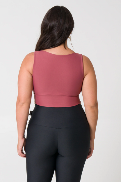 Blush Performance - Reversible Comfort Crop Top