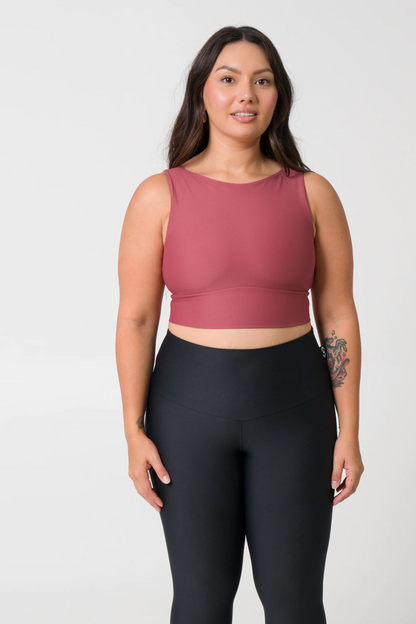 Blush Performance - Reversible Comfort Crop Top