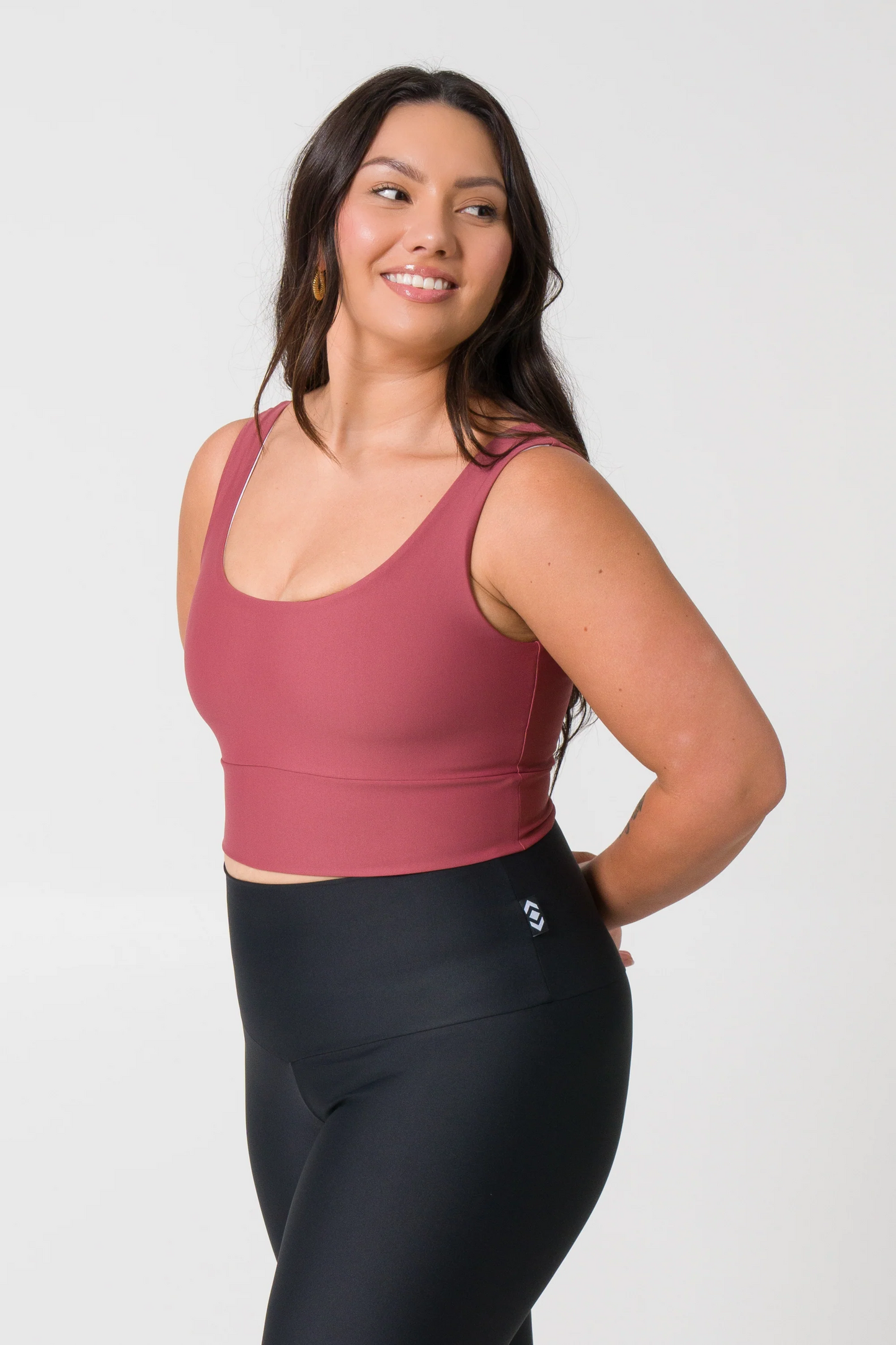 Blush Performance - Scoop Neck Comfort Crop Top