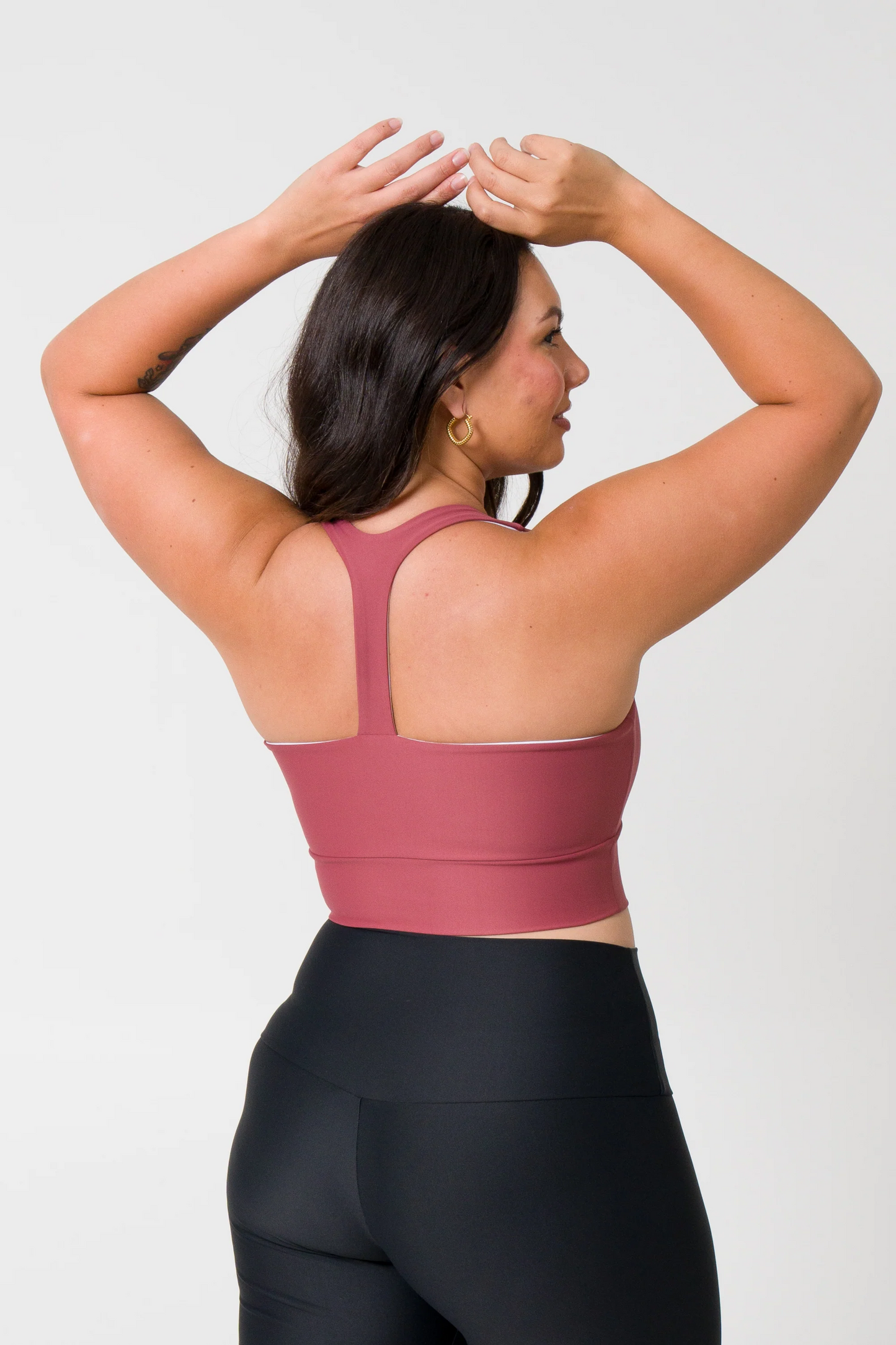 Blush Performance - T Back Comfort Crop Top