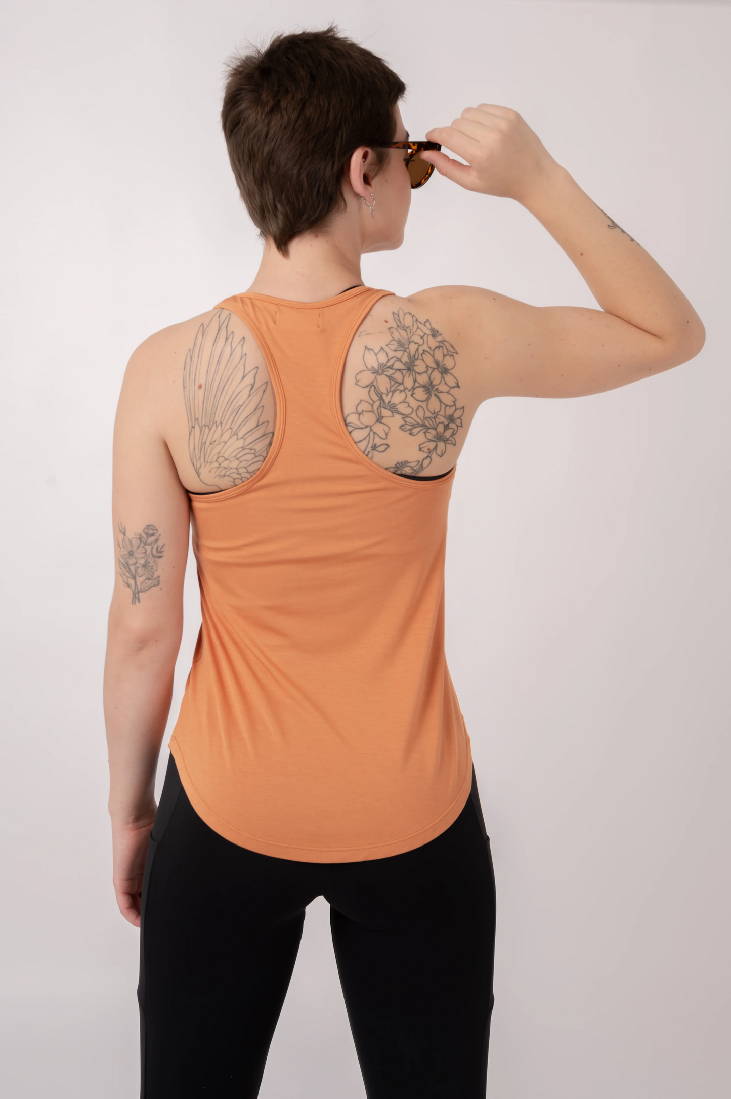 Caramel Slinky To Touch - Racer Back Tank Top