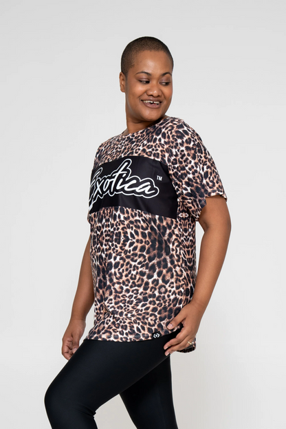 Cavegirl Bball Mesh - Exotica Boyfriend Tee