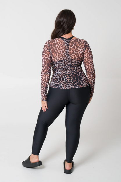 Cave Girl Net - Fitted Long Sleeve Tee