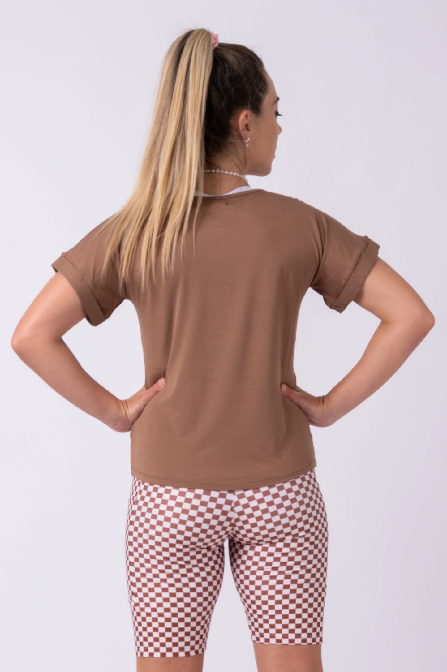 Chocolate Slinky To Touch - Cuffed Sleeve Tee