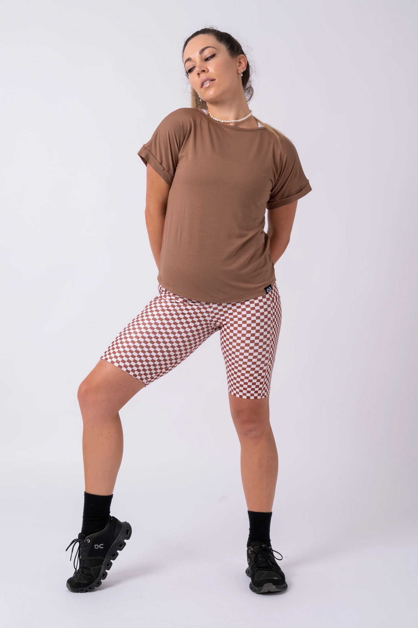 Chocolate Slinky To Touch - Cuffed Sleeve Tee