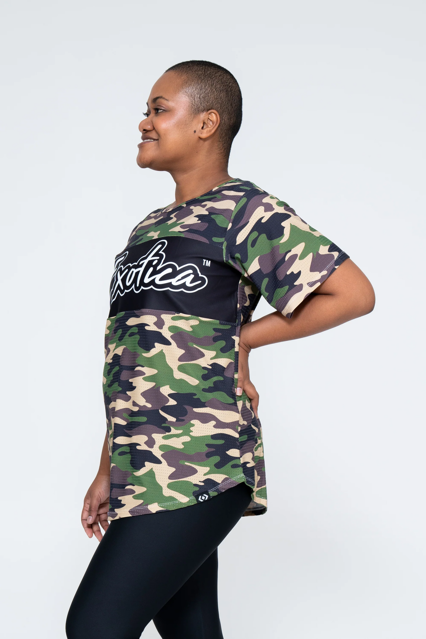 Commando Camo Bball Mesh - Exotica Boyfriend Tee