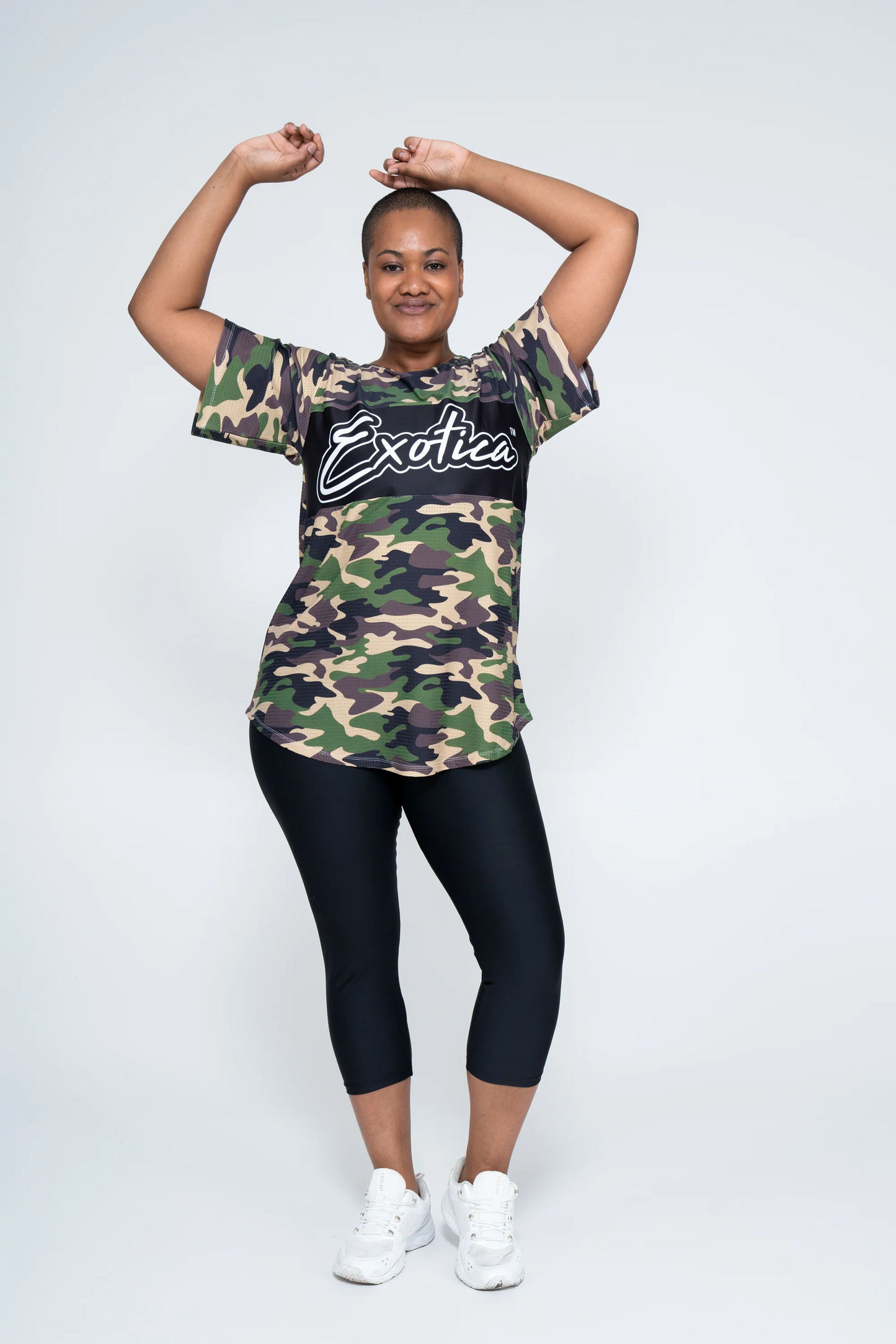 Commando Camo Bball Mesh - Exotica Boyfriend Tee