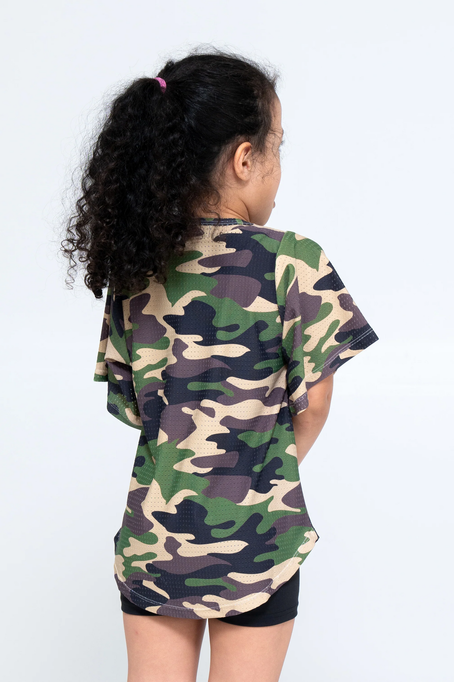 Commando Camo Bball Mesh - Kids Exotica Boyfriend Tee