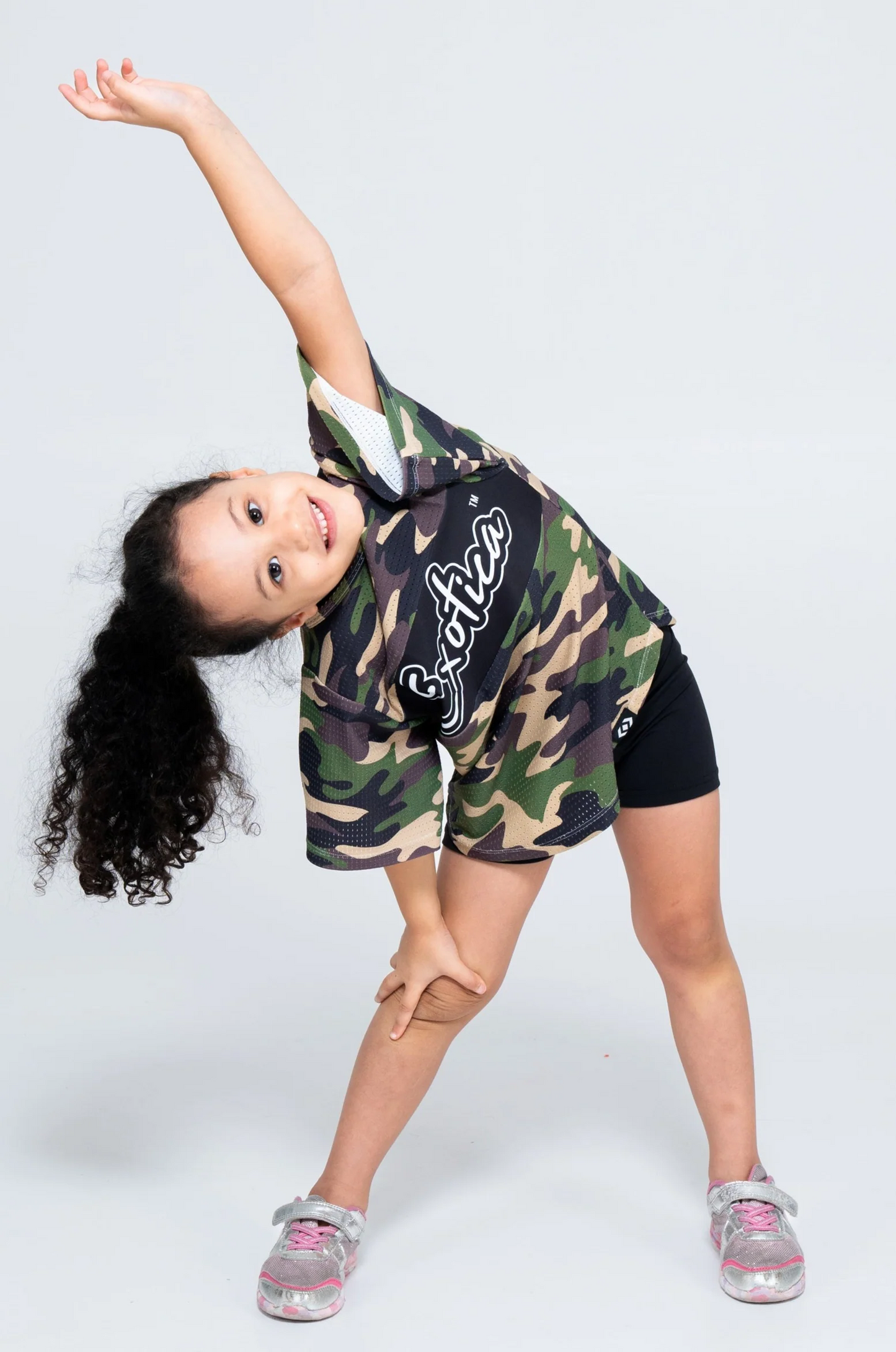 Commando Camo Bball Mesh - Kids Exotica Boyfriend Tee