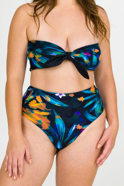 Down To Earth Silky - Bandeau Bikini Top