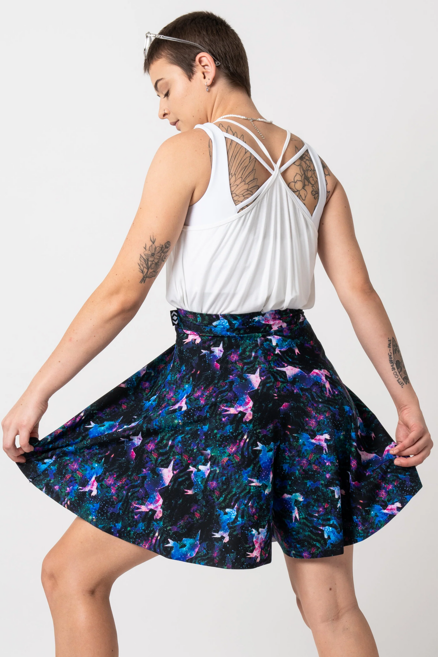 Galactic Goddess Silky - Basketball Palazzo Short