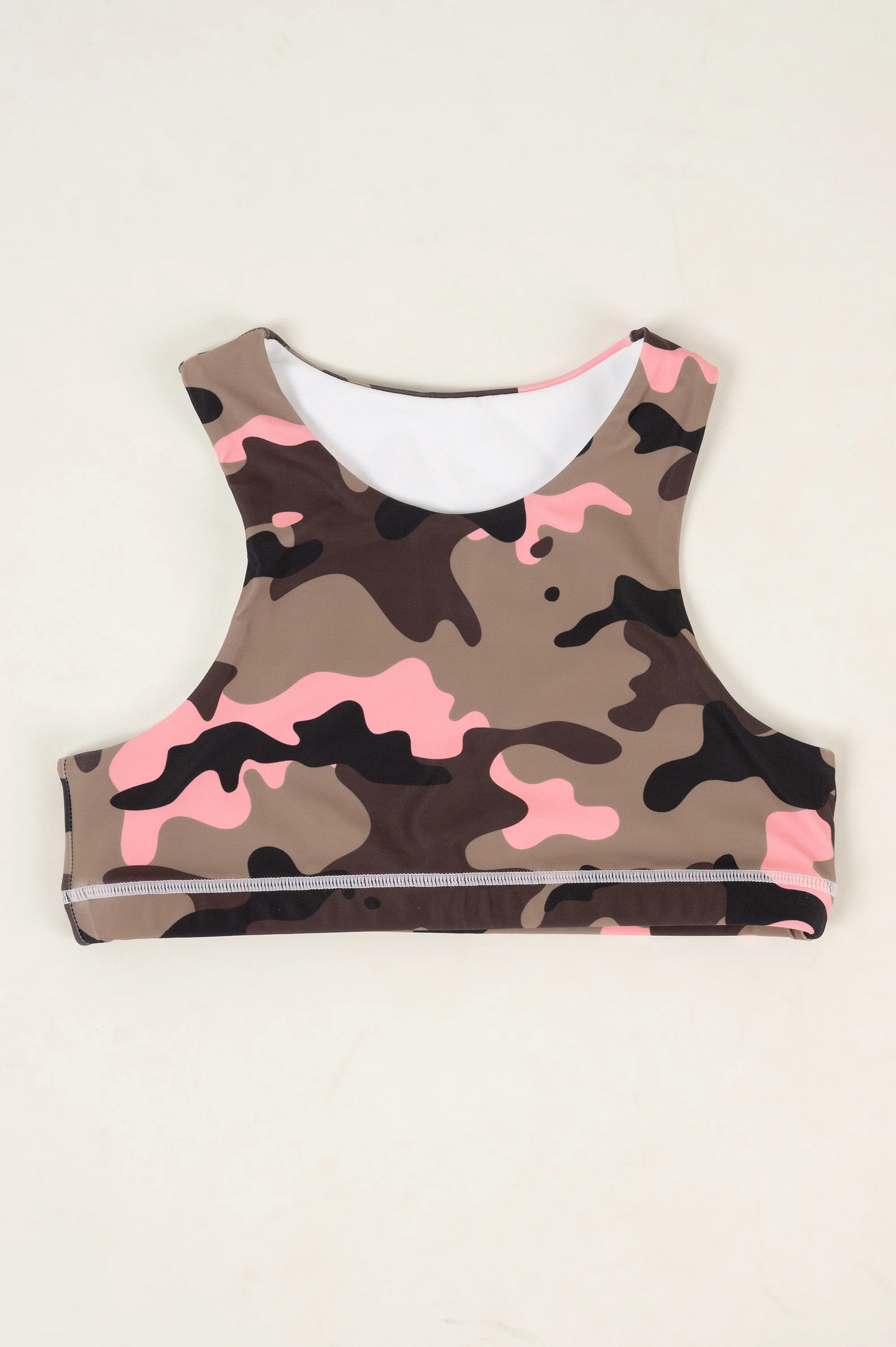 Camo Crush Pink Performance - Kids Crop Top