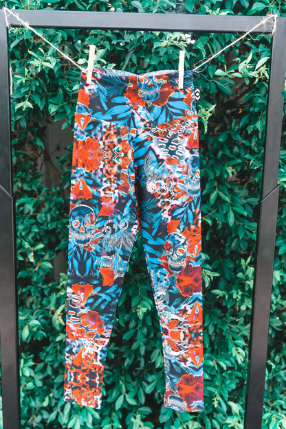 Voodoo Glitch Performance - Kids Leggings