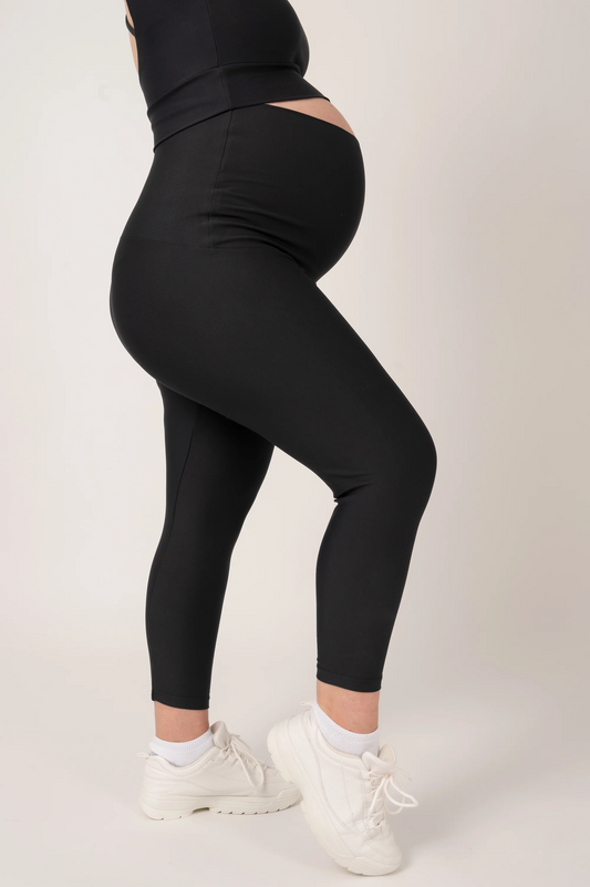 Black Performance - Maternity Capri Leggings