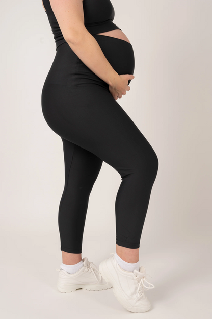 Black Performance - Maternity Capri Leggings