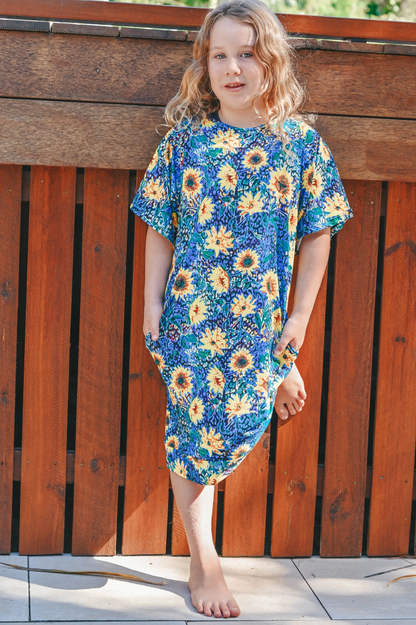 Sublime Soft To Touch - Kids Lazy Girl Dress Tee