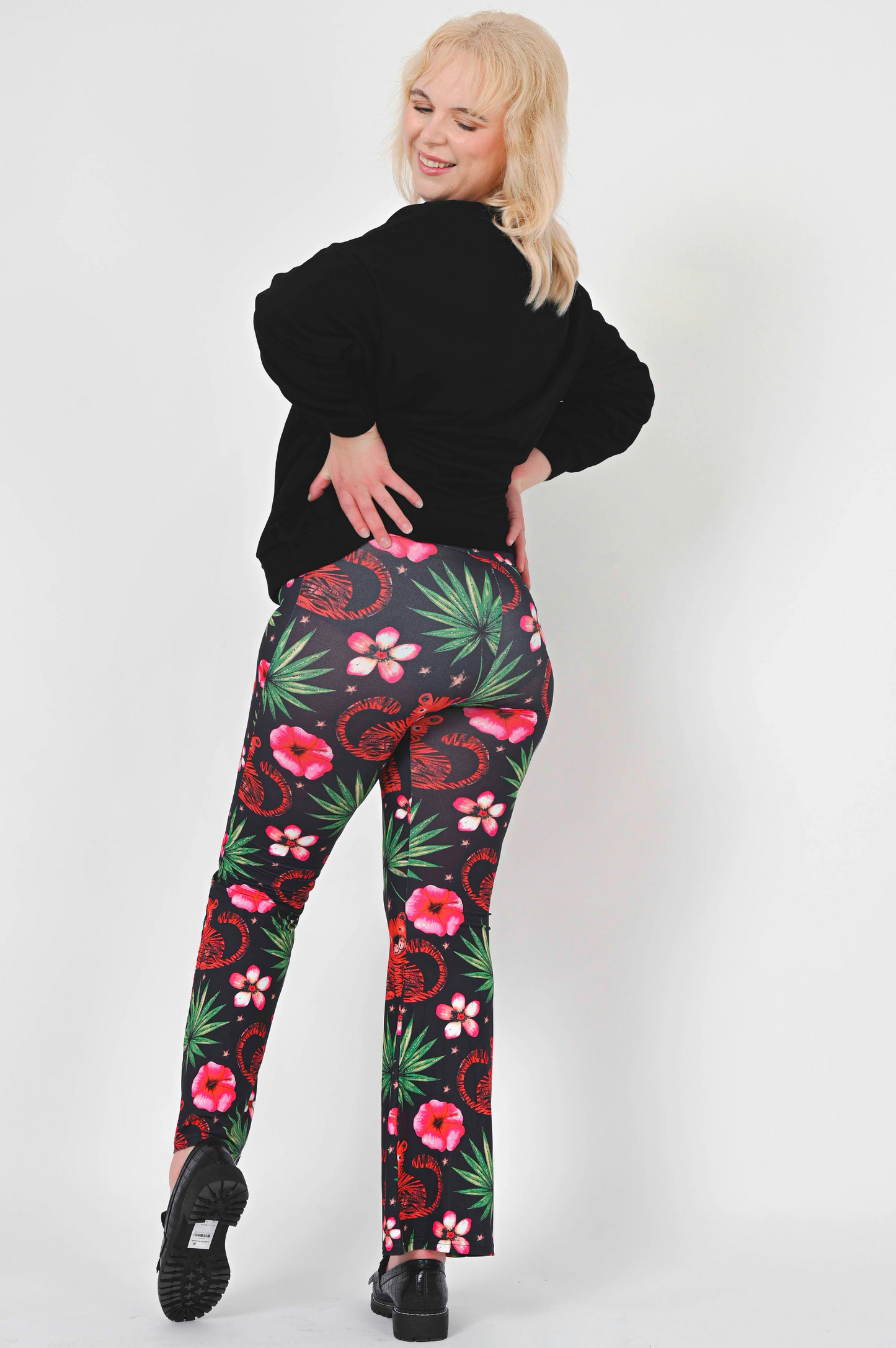 Tiger Queen Soft To Touch - High Waisted Bootleg Pant