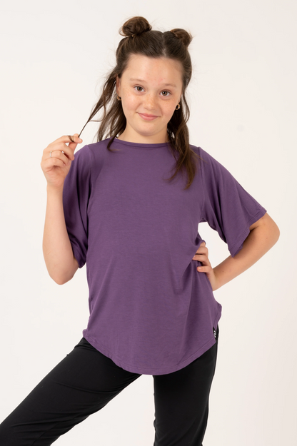 Grape Slinky To Touch - Kids Boyfriend Tee