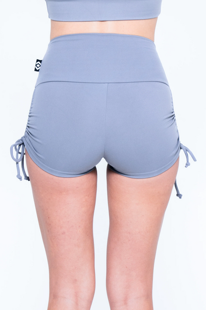 Grey Body Contouring - High Waisted Tie Side Booty Shorts