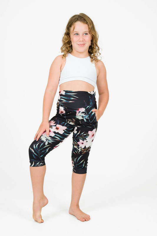 Exotic At Heart Soft to Touch - Kids Jogger Capris