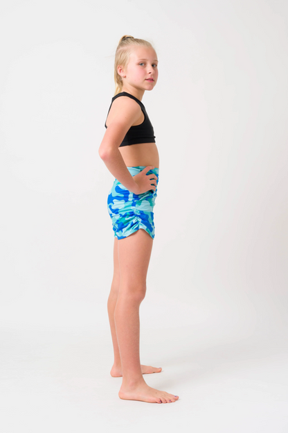 Hide And Sneak Blue Soft To Touch - Kids Jogger Shorts