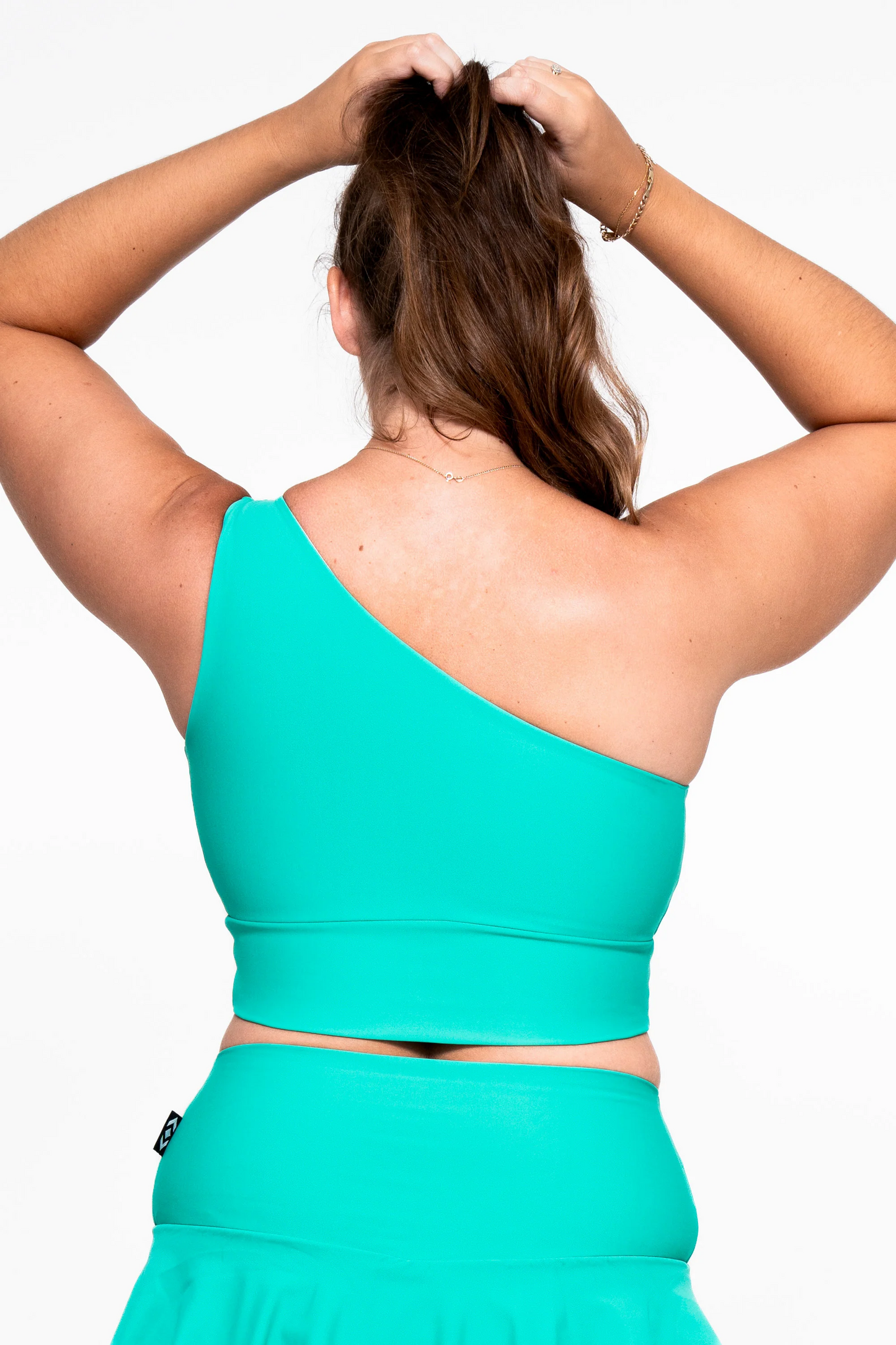 Jade Performance - One Shoulder Comfort Crop Top