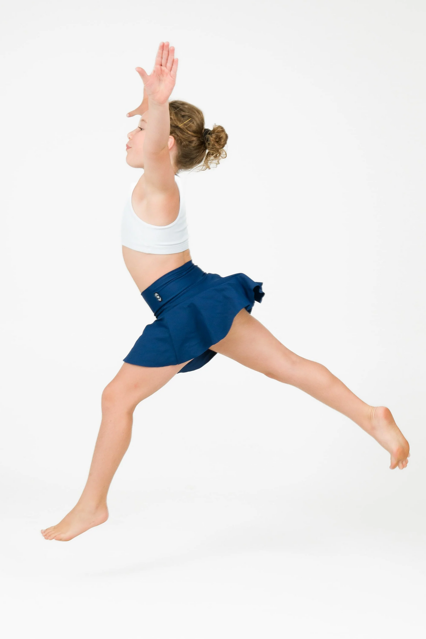 Navy Performance - Kids Simple Skort