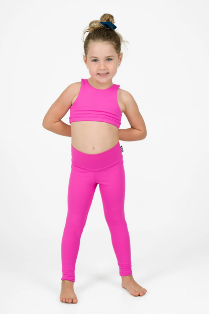 Pink Body Contouring - Kids Leggings