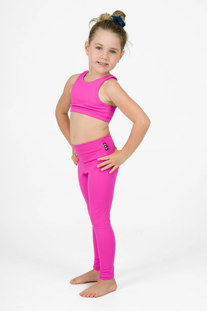 Pink Body Contouring - Kids Leggings