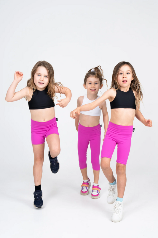 Pink Body Contouring - Kids Long Shorts