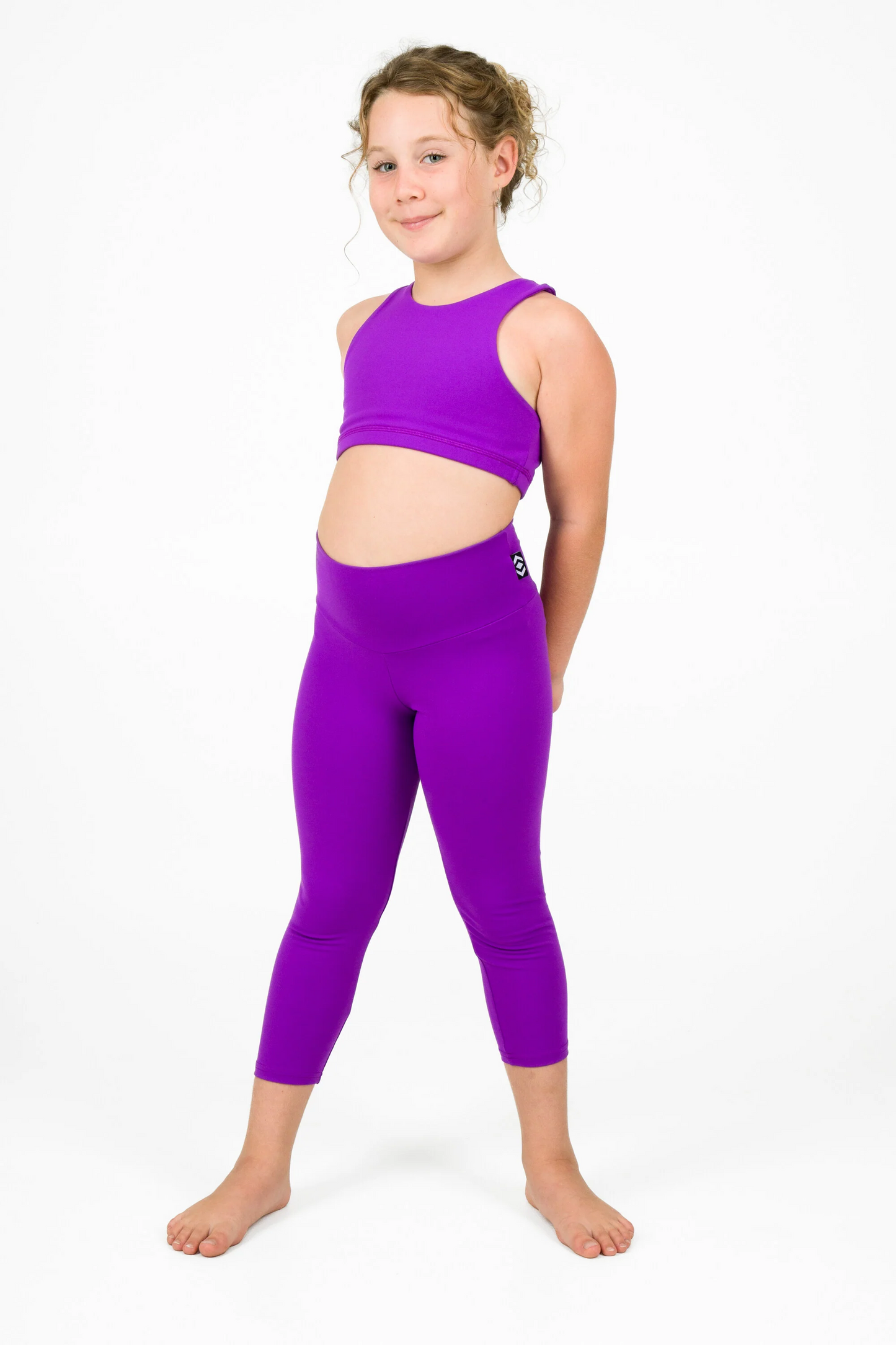 Purple Body Contouring - Kids Capris