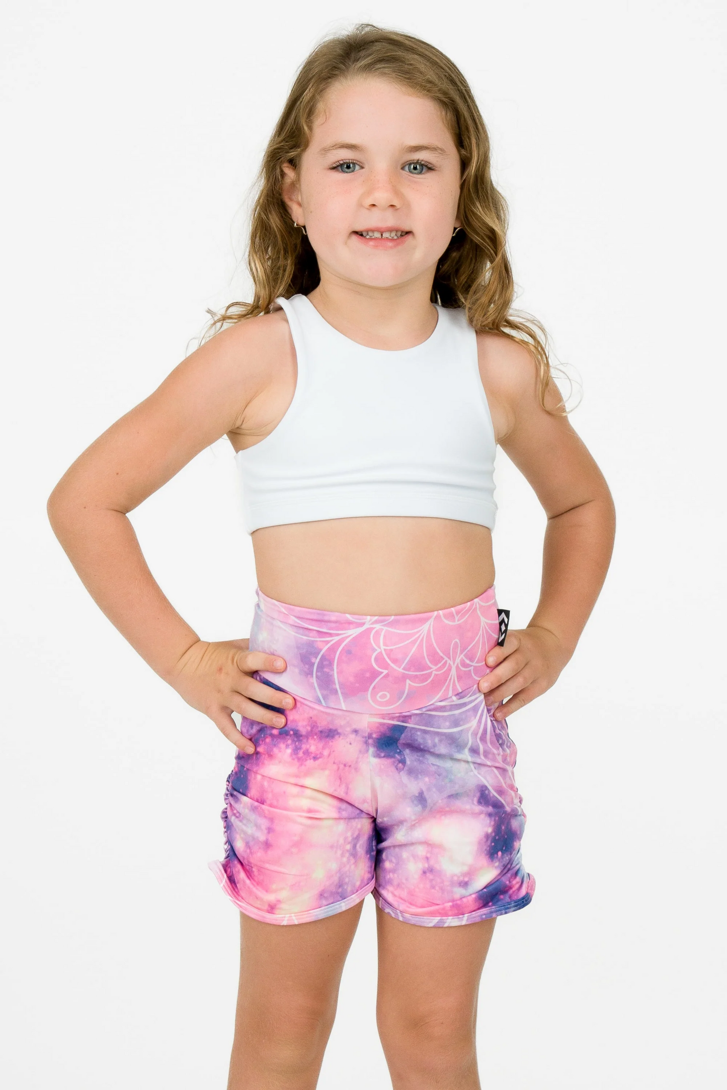 Purple Magic Soft To Touch - Kids Jogger Shorts