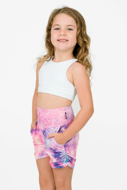 Purple Magic Soft To Touch - Kids Jogger Shorts