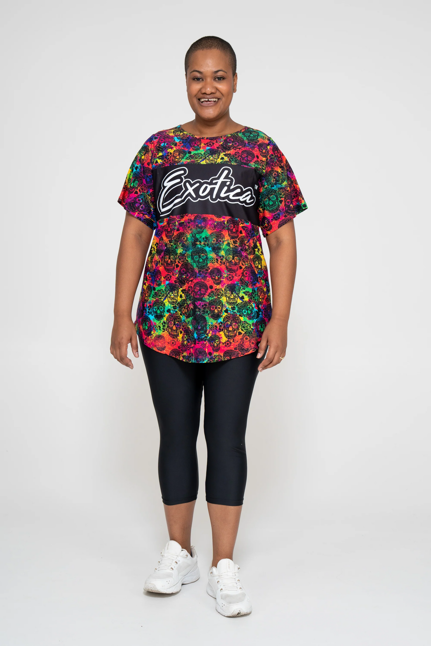 Rainbow Killer Bball Mesh - Exotica Boyfriend Tee