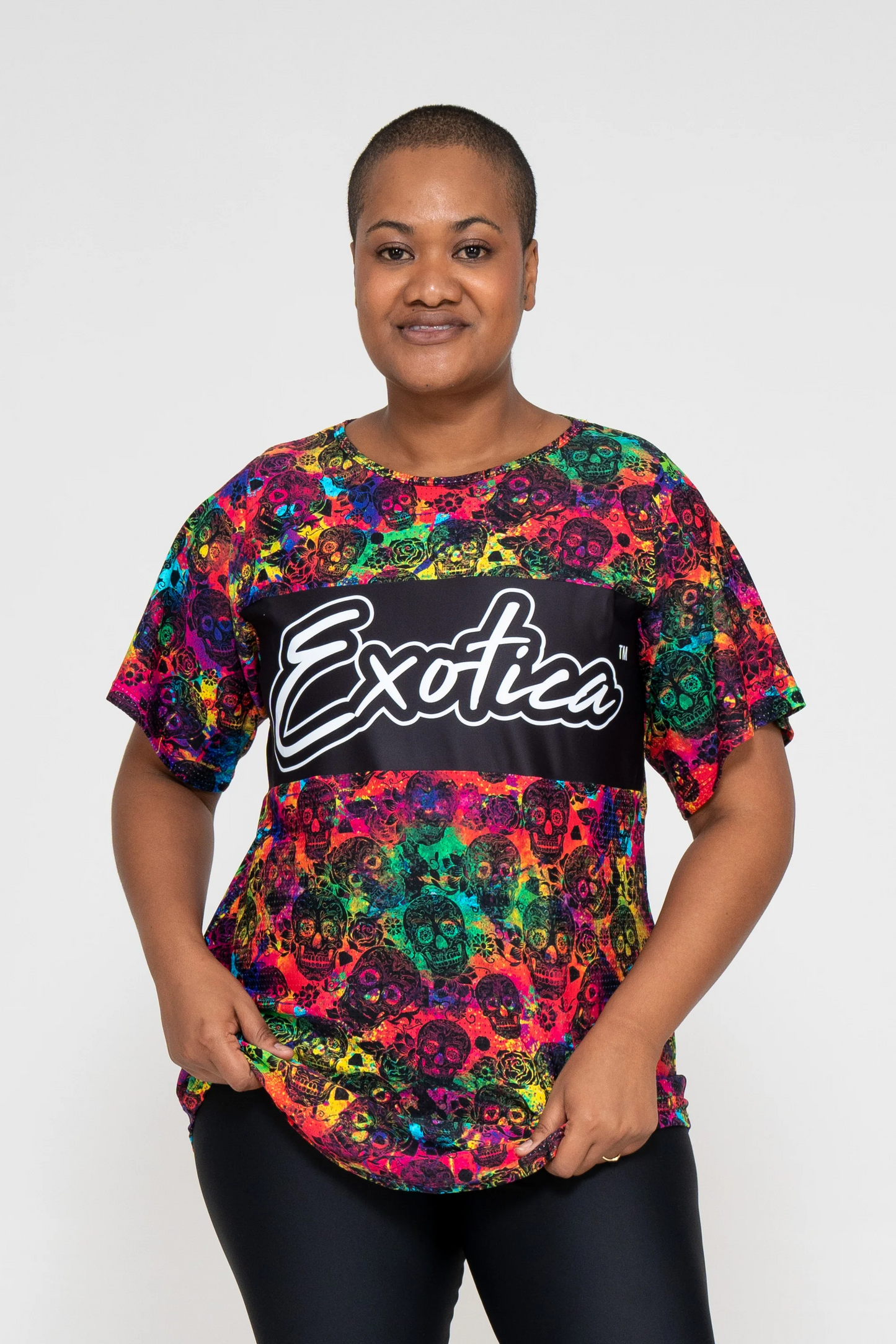 Rainbow Killer Bball Mesh - Exotica Boyfriend Tee