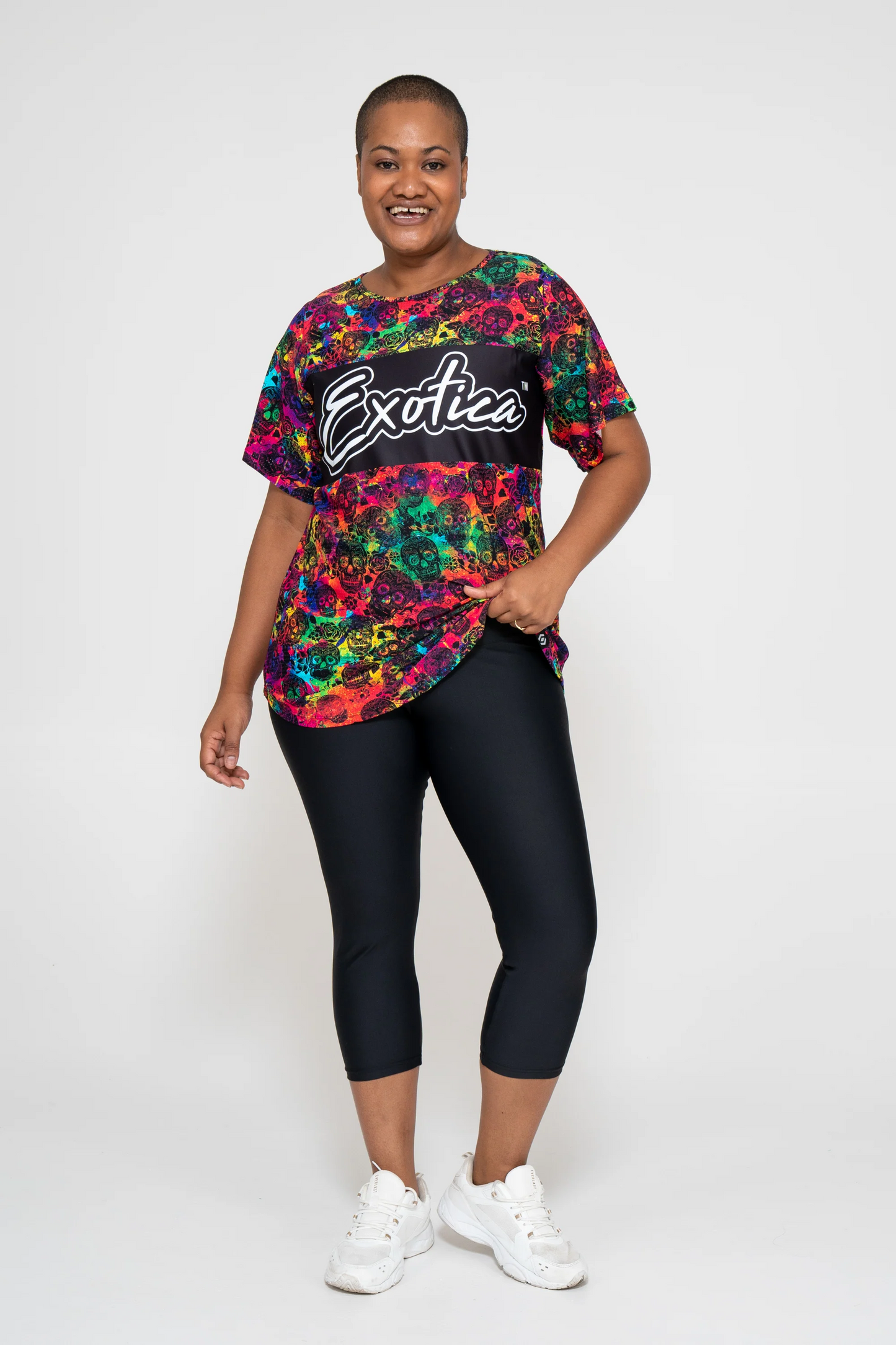 Rainbow Killer Bball Mesh - Exotica Boyfriend Tee