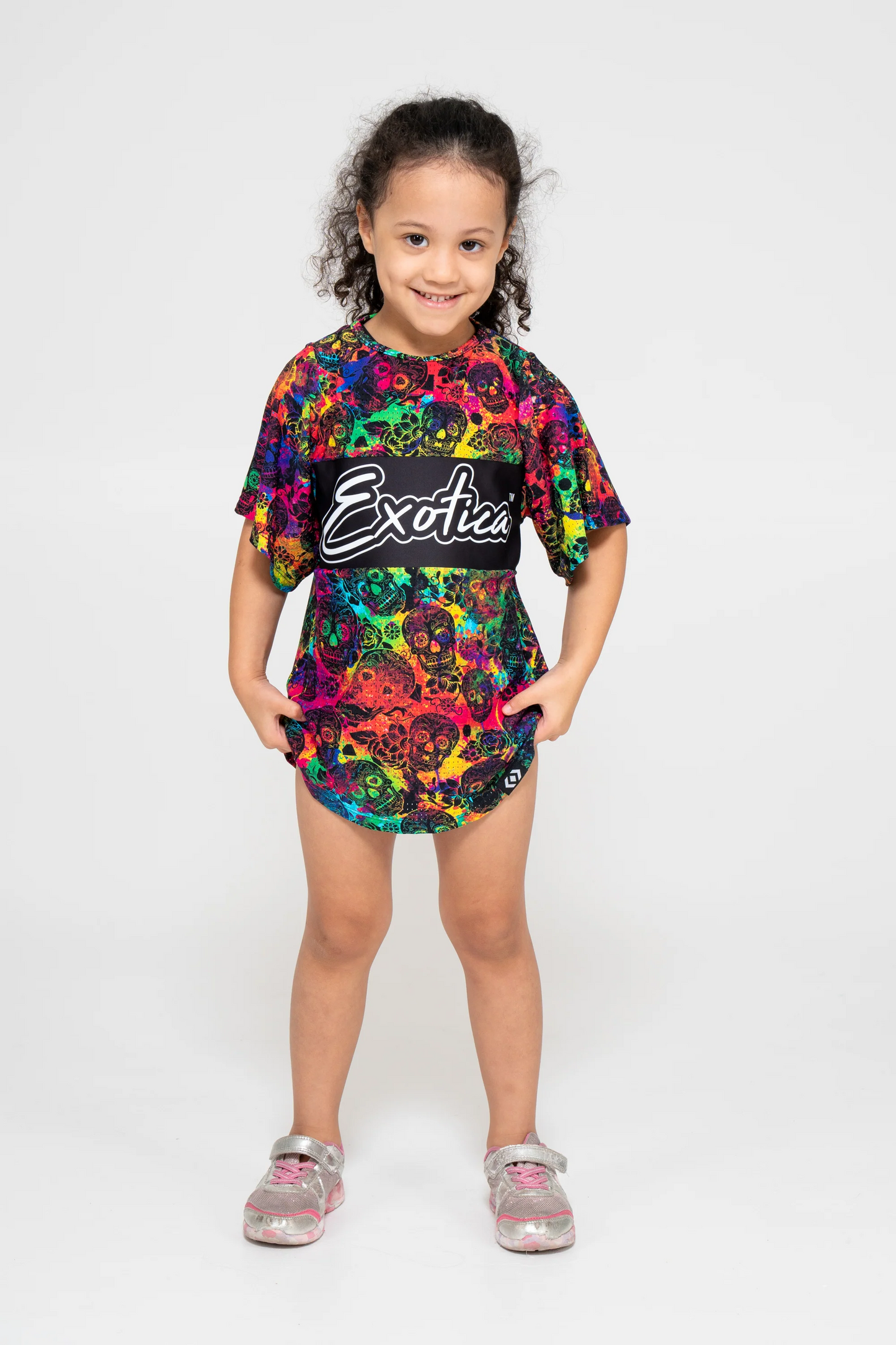 Rainbow Killer Bball Mesh - Kids Exotica Boyfriend Tee