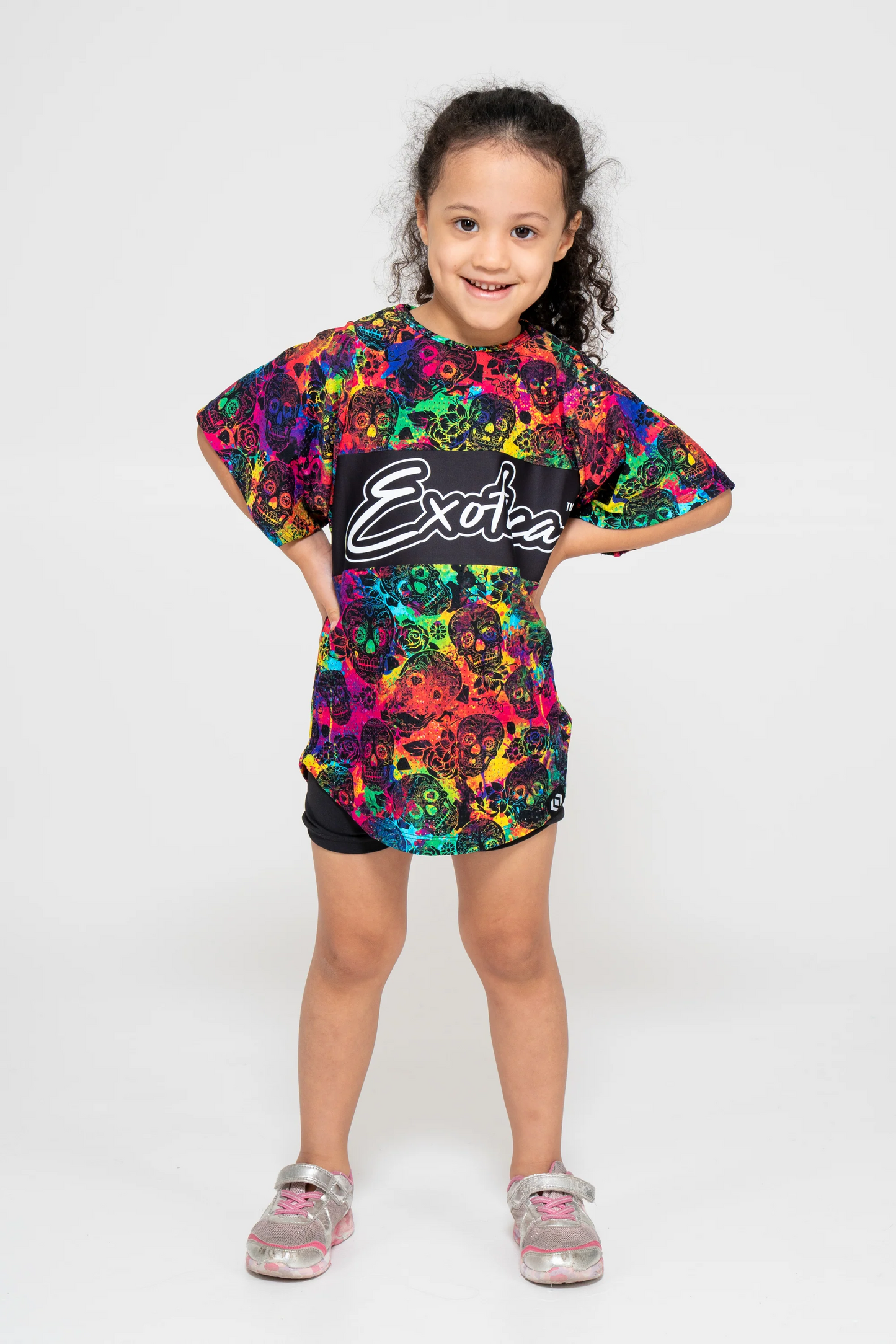 Rainbow Killer Bball Mesh - Kids Exotica Boyfriend Tee