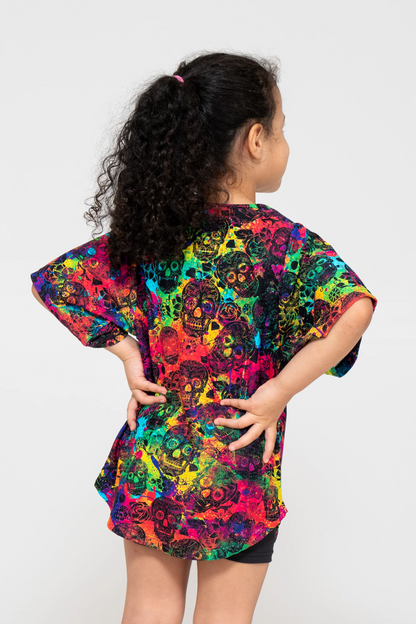 Rainbow Killer Bball Mesh - Kids Exotica Boyfriend Tee