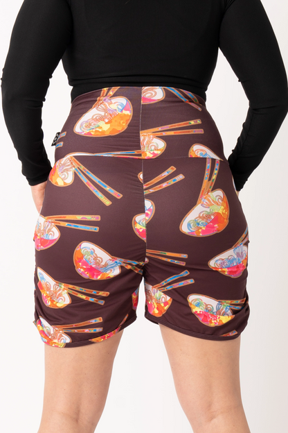 Ramen Rainbows Soft To Touch - Jogger Shorts W/ Pockets