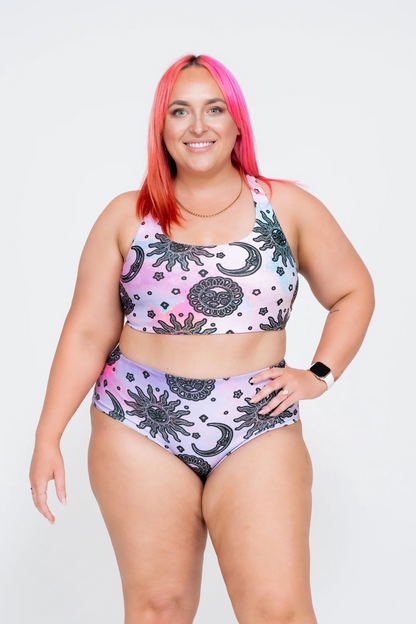 Solar Sister Performance - High Waisted Extra Coverage Bikini Bottoms