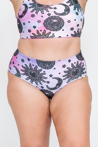 Solar Sister Performance - High Waisted Extra Coverage Bikini Bottoms