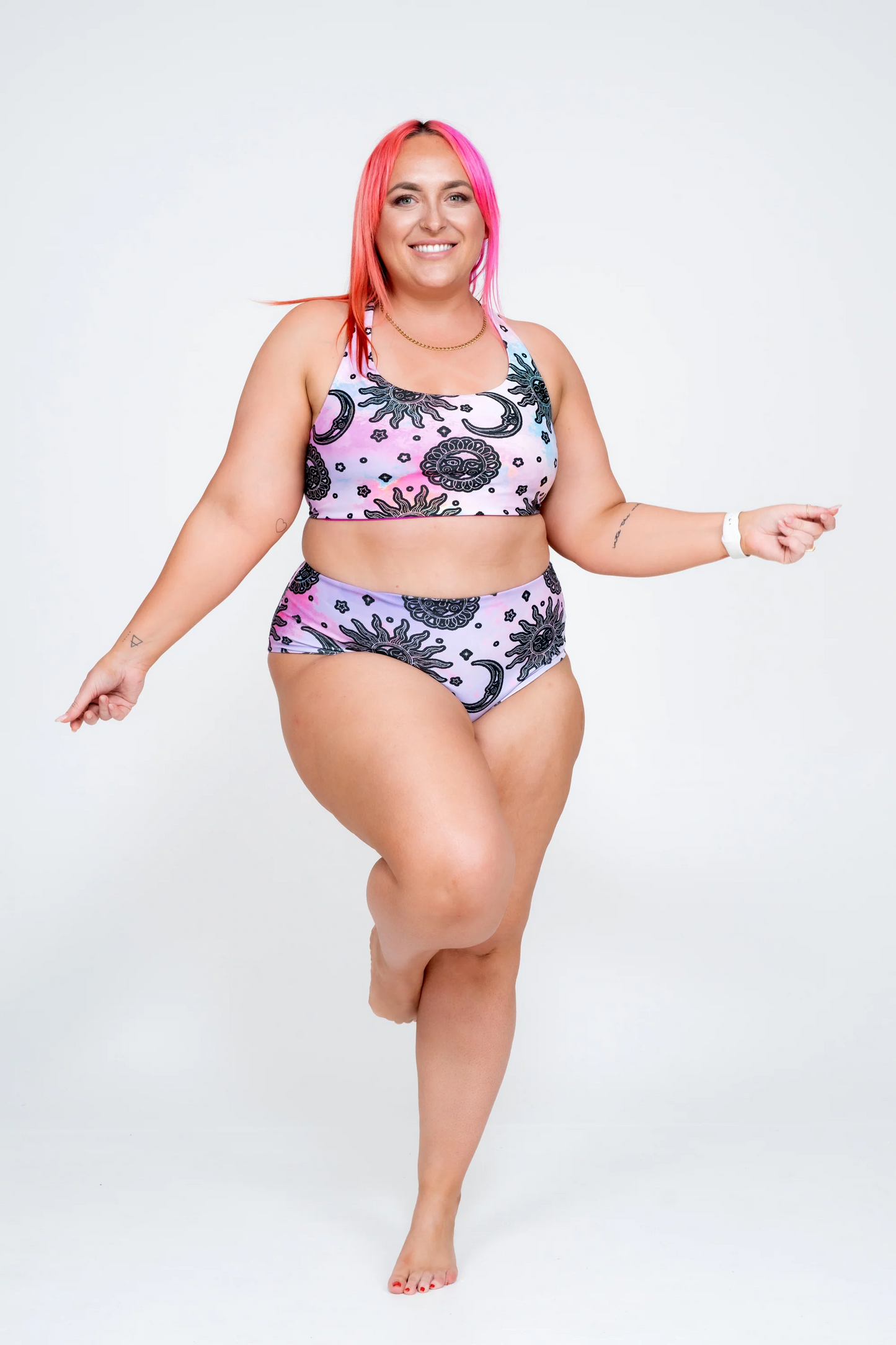 Solar Sister Performance - High Waisted Extra Coverage Bikini Bottoms